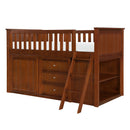  Homelegance Rowe B2013LLDC-1*BC2DR Low Loft Bunk with Bookcase and 2 Dressers IMAGE 3