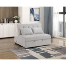  Homelegance Desmond 9707GRY-2CL Convertible Armless 2-Seater with Pull-out Bed and Charging Ports IMAGE 12