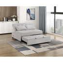  Homelegance Desmond 9707GRY-2CL Convertible Armless 2-Seater with Pull-out Bed and Charging Ports IMAGE 13