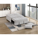  Homelegance Desmond 9707GRY-2CL Convertible Armless 2-Seater with Pull-out Bed and Charging Ports IMAGE 15