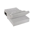  Homelegance Desmond 9707GRY-2CL Convertible Armless 2-Seater with Pull-out Bed and Charging Ports IMAGE 8