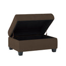  Homelegance Maston 9507CHC*3OT 3 pc Reversible Sectional with Drop-Down Cup Holders and Storage Ottoman IMAGE 9