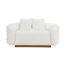  Homelegance Novella 8568WH-2 Love Seat IMAGE 1