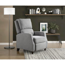 Manufacturer Color_Grey -- Homelegance Loveland Fabric Recliner IMAGE 6