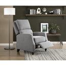  Manufacturer Color_Grey -- Homelegance Loveland Fabric Recliner IMAGE 7