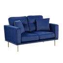  Homelegance Violetta 9417BUE-2 Love Seat IMAGE 2