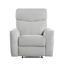  Homelegance Preston 9450GY-1 Reclining Chair IMAGE 1