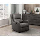  Manufacturer Color_Grey -- Durant 8527GRY-1GD Glider Reclining Chair IMAGE 6
