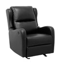  Manufacturer Color_Black -- Durant 8527BLK-1GD Glider Reclining Chair IMAGE 2