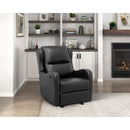  Manufacturer Color_Black -- Durant 8527BLK-1GD Glider Reclining Chair IMAGE 6