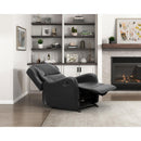  Manufacturer Color_Black -- Durant 8527BLK-1GD Glider Reclining Chair IMAGE 7