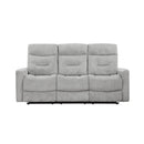 Homelegance Lyndon 9610GY-3 Double Reclining Sofa IMAGE 1