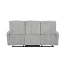  Homelegance Lyndon 9610GY-3 Double Reclining Sofa IMAGE 3