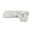  Homelegance Salida 9444HMP*7SCPWH 7 pc Modular Power Reclining Sectional with Power Headrests IMAGE 3