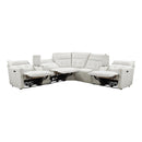  Homelegance Salida 9444HMP*7SCPWH 7 pc Modular Power Reclining Sectional with Power Headrests IMAGE 4