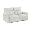  Homelegance Salida 9444HMP-2PWH* Power Double Reclining Love Seat with Power Headrests IMAGE 2