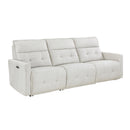  Homelegance Salida 9444HMP-3PWH* Power Double Reclining Sofa with Power Headrests IMAGE 2
