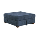  Manufacturer Color_Blue -- Homelegance Raife Fabric 5 pc Sectional IMAGE 8