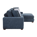  Manufacturer Color_Blue -- Homelegance Raife Fabric 2 pc Sectional IMAGE 3
