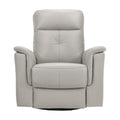  Manufacturer Color_Silver -- Homelegance Swivel Glider Leather Match Recliner IMAGE 1