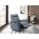  Manufacturer Color_Blue Grey -- Bristow 9620BGY-1 Swivel Glider Reclining Chair IMAGE 6