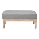  Homelegance Hampstead 8557GY-4 Ottoman IMAGE 1