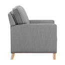  Homelegance Hampstead 8557GY-1PB Push Back Reclining Chair IMAGE 3