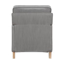  Homelegance Hampstead 8557GY-1PB Push Back Reclining Chair IMAGE 4