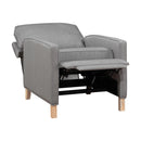  Homelegance Hampstead 8557GY-1PB Push Back Reclining Chair IMAGE 5