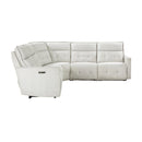  Homelegance Salida 9444HMP*5SCPWH 5 pc Modular Power Reclining Sectional with Power Headrests IMAGE 2