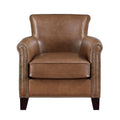  Manufacturer Color_Brown -- Homelegance Braintree Stationary Leather Accent Chair IMAGE 1