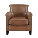  Manufacturer Color_Brown -- Homelegance Braintree Stationary Leather Accent Chair IMAGE 1