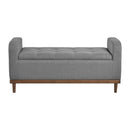  Homelegance Brigitte 4590GY Lift Top Storage Bench IMAGE 1