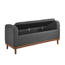  Homelegance Brigitte 4590DG Lift Top Storage Bench IMAGE 3