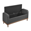  Homelegance Brigitte 4590DG Lift Top Storage Bench IMAGE 4
