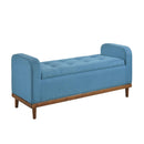  Homelegance Brigitte 4590BU Lift Top Storage Bench IMAGE 2