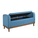  Homelegance Brigitte 4590BU Lift Top Storage Bench IMAGE 3