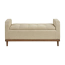  Homelegance Brigitte 4590BR Lift Top Storage Bench IMAGE 1