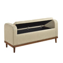  Homelegance Brigitte 4590BR Lift Top Storage Bench IMAGE 3