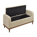  Homelegance Brigitte 4590BR Lift Top Storage Bench IMAGE 4