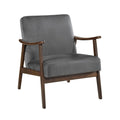  Manufacturer Color_Dark Grey -- Homelegance Landers Stationary Fabric Accent Chair IMAGE 1