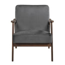  Manufacturer Color_Dark Grey -- Homelegance Landers Stationary Fabric Accent Chair IMAGE 2
