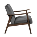  Manufacturer Color_Dark Grey -- Homelegance Landers Stationary Fabric Accent Chair IMAGE 3