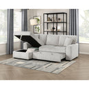  Homelegance Marsh 9633MNB*2LC2R 2 pc Sectional with Pull-out Bed, Left Chaise and Hidden Storage IMAGE 10