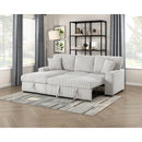  Homelegance Marsh 9633MNB*2LC2R 2 pc Sectional with Pull-out Bed, Left Chaise and Hidden Storage IMAGE 11