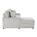  Homelegance Marsh 9633MNB*2LC2R 2 pc Sectional with Pull-out Bed, Left Chaise and Hidden Storage IMAGE 3