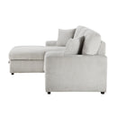  Homelegance Marsh 9633MNB*2LC2R 2 pc Sectional with Pull-out Bed, Left Chaise and Hidden Storage IMAGE 4