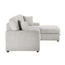  Homelegance Marsh 9633MNB*22LRC 2 pc Sectional with Pull-out Bed, Right Chaise and Hidden Storage IMAGE 3