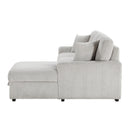  Homelegance Marsh 9633MNB*22LRC 2 pc Sectional with Pull-out Bed, Right Chaise and Hidden Storage IMAGE 4