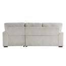  Homelegance Marsh 9633MNB*22LRC 2 pc Sectional with Pull-out Bed, Right Chaise and Hidden Storage IMAGE 5